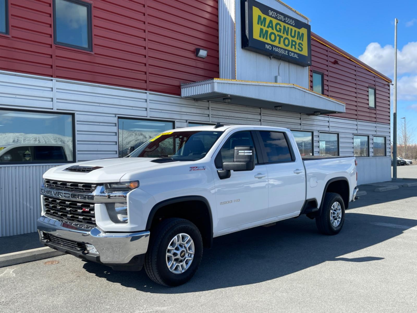 2022 WHITE CHEVROLET SILVERADO 2500H LT (2GC4YNE76N1) with an 6.6L engine, Automatic transmission, located at 1960 Industrial Drive, Wasilla, 99654, (907) 274-2277, 61.573475, -149.400146 - Photo #0